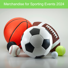 Promotional Sports Merchandise 2024 Events